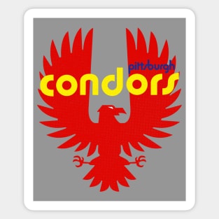 Defunct Pittsburgh Condors ABA Basketball 1971 Sticker